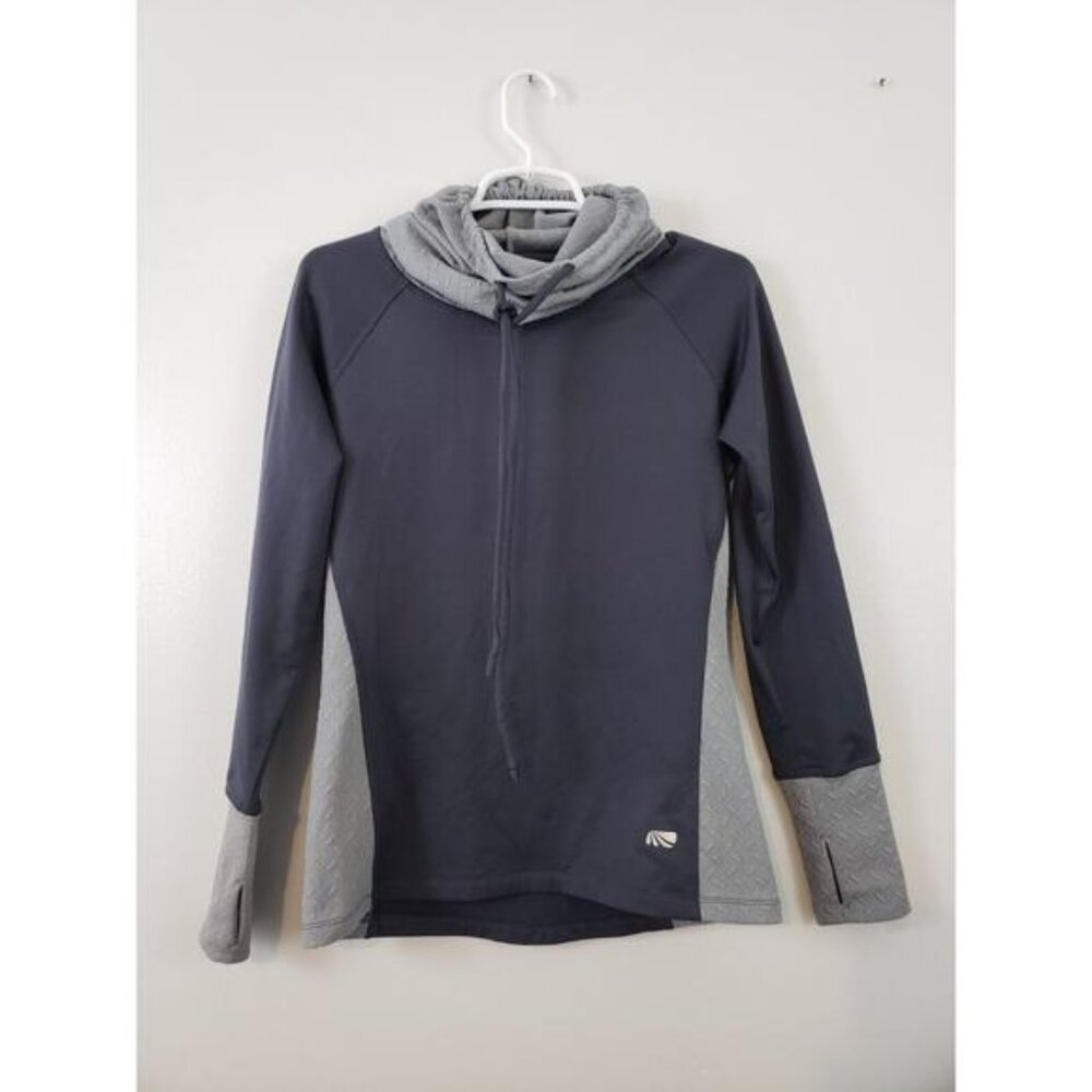 (J24) Marika Tek Dry Wik Performance Womens Top Size S Cowl Neck Pullover